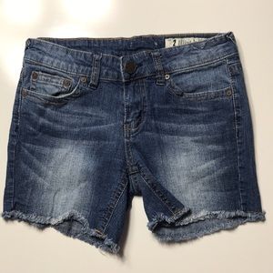 Indigo Rein jeans blue, cutoffs size 3